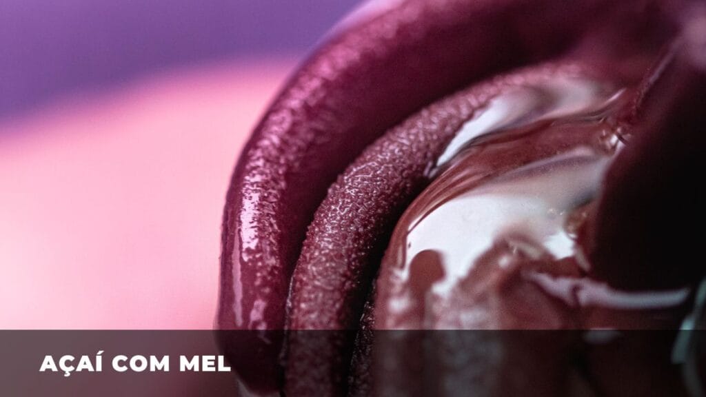 açaí com mel, imagem ilustrativa