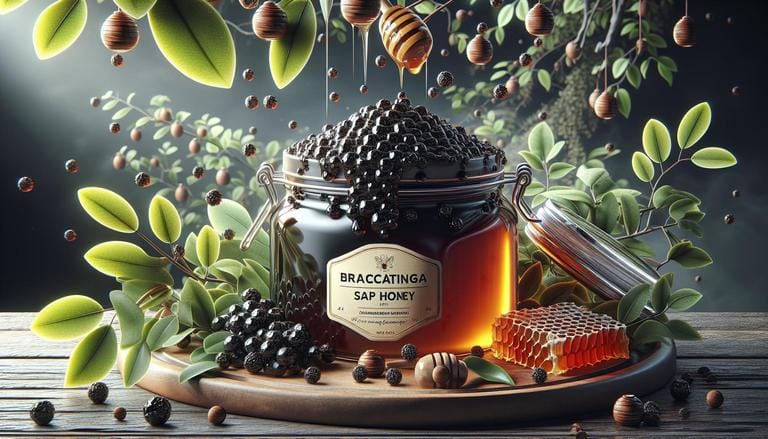Mel da Seiva de Bracatinga - Mel de melato da bracatinga: sabor robusto, rico em minerais e antioxidantes - Clube do Mel Loja online