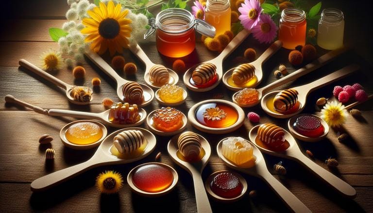 Sabor de mel - Variedade de sabores encontrados em diferentes tipos de mel, dependendo da origem do néctar. - Clube do Mel Loja online