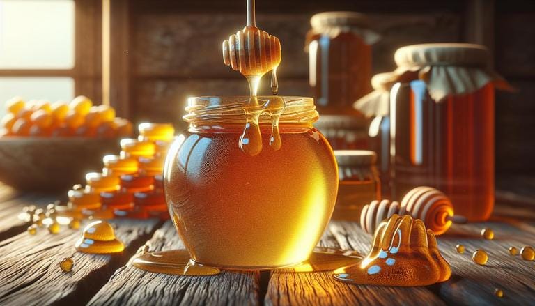 Uso de mel como conservante - Prática antiga de usar mel para conservar alimentos devido às suas propriedades antibacterianas. - Clube do Mel Loja online