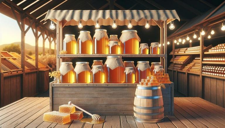 Venda de mel a granel - Comércio de mel em grandes quantidades, permitindo que consumidores escolham a quantidade desejada. - Clube do Mel Loja online